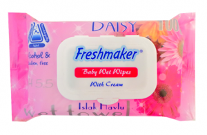 Servetele umede Freshmaker 100 buc Camomile/Daisy cu capac — изображение 2