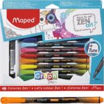 Set MAPED Zen Arts + linere Graph Premium/10 blister