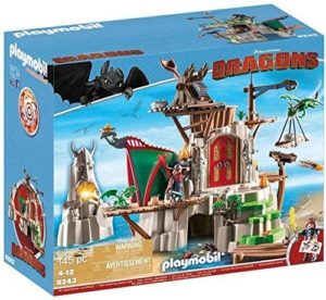 Dragons Berk Island Fortress with Firing Cannons Playmobil