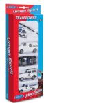 Welly 1:60 metal Set "5 MASINI POMPIERI"