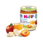 Pireu din piersici, caise cu crema de brinza HiPP 190g