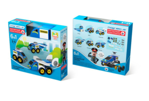 Magneticus constructor "Auto politie"