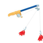 Set de joc - MAGNETIC - PESCUIT DELUXE (2 tije, 8 animale marine) BATTAT