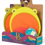 Jucarie interactiva-Broasca-Capcana (2 rachete,minge) Battat