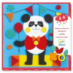 Set de aplicatii textile - Animale Djeco