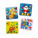 Set de aplicatii textile - Animale Djeco - imagine 3