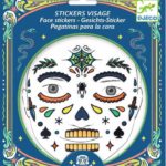 Set stickere pentru fata copii  Craniul  Djeco