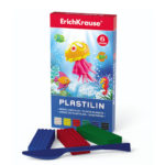 Plastilina EKRAUSE 6/108g cu cutitas
