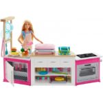 Set cu papusa Barbie "Gatim impreuna"