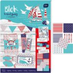 Hartie pentru scrapbooking INTERDRUK Marine A4