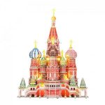 Puzzle 3D Catedrala Sf. Vasilie XS CubicFun - imagine 2