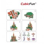 Puzzle 3D Catedrala Sf. Vasilie XS CubicFun - imagine 4