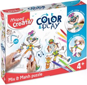 Set MAPED Creativ Color and Play Mix and Match, puzzle