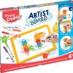 Set MAPED Creativ Artist, tabla si magneti-monstri