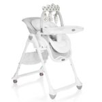 Scaun masa Bfun alb/gri BREVI