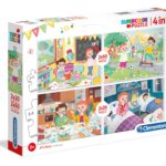 Puzzle 2x20+2x60 O zi frumoasa 3+ CLEMENTONI