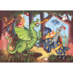 Puzzle -Cavalerul si dragonul Djeco - imagine 2