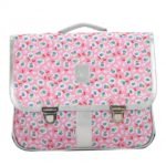 Ghiozdan Miniseri 39,5cm - flori roz BAGTROTTER