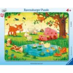 Puzzle Mici iubitori de animale RAVENSBURGER