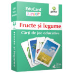 Carti de joc educative. Fructe si legume. GAMA.