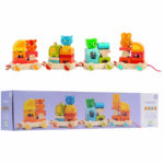 Jucarie lemn - Trenut cu animale Djeco