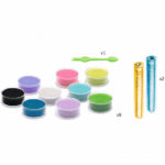 Set de cretie cu nisip si sclipici , pasarele Djeco - imagine 2