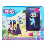 Set de joc Balansoar cu 2 maimute Fingerlings
