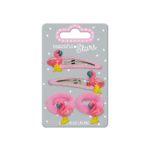 Set agrafe+elastice par flamingo