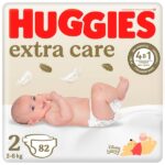Scutece Huggies Extra Care Mega 2 (4-6 kg) 82buc
