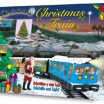 Tren Christmas din metal cu lumina PEQUETREN