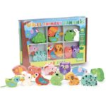 Set lemn dezvoltarea motorica Animalute Vilac