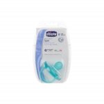 CHICCO suzeta totala din silicon Albastra, Roz 6-12M+ 1Buc
