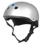 Casca protectie argintiu mat S MICRO