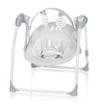 Scaun-balansoar Brilly gri BREVI