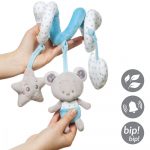 Jucarie pentru carucior din veliur BEAR TONY BabyOno - imagine 6