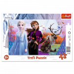 Puzzle "15 Frame" Anna and Elsa's Magical World Trefl
