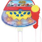 Microfon estrada lumina, efecte sonore, soclu MP3 BONTEMPI