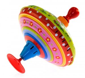 Jucarie Titirez cu maner de lemn Mama gasca GOKI - imagine 2