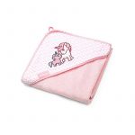 Prosop din bambus cu capota 100*100 Roz BabyOno