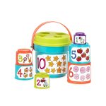 Set de Joaca-Sorter-Piramida 2in1 Battat - imagine 4