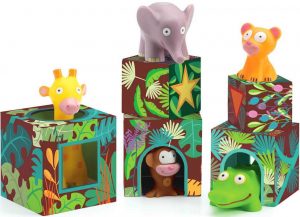 Set de Cuburi Jungla DJECO - imagine 2