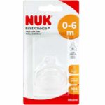 Tetina silicon pentru terci 0-6 luni NUK