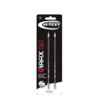Creion cu radiera 061 Hi-Text Grafix set 2 buc. 2B