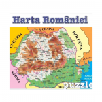 Puzzle Harta Romaniei 100 piese.