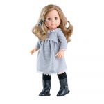 Papusa Emma rochie gri PAOLA REINA