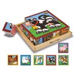 Puzzle cuburi Ferma Melissa&Doug