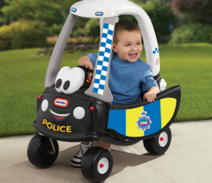 Masinuta pentru copii Cozy Coupe Politie Little Tikes - imagine 3