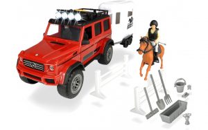 Dickie auto PL "Horse Trailer" cu sunet si lumina 40cm - imagine 2