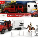 Dickie auto PL "Horse Trailer" cu sunet si lumina 40cm