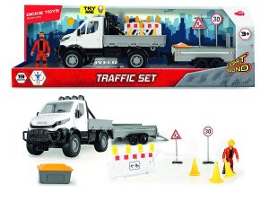 Dickie auto PL "Traffic Set" cu sunet si lumina 41.5cm